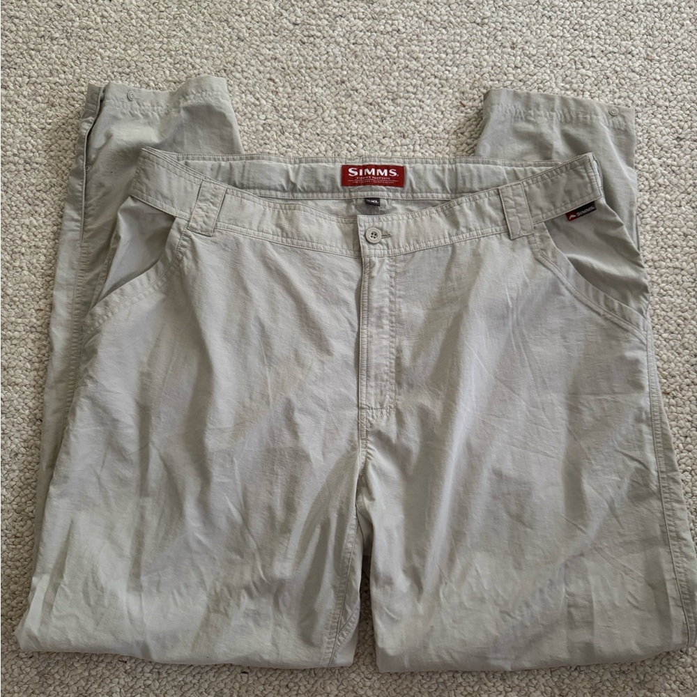 Simms Tan Chinos Classic Cotton Comfort